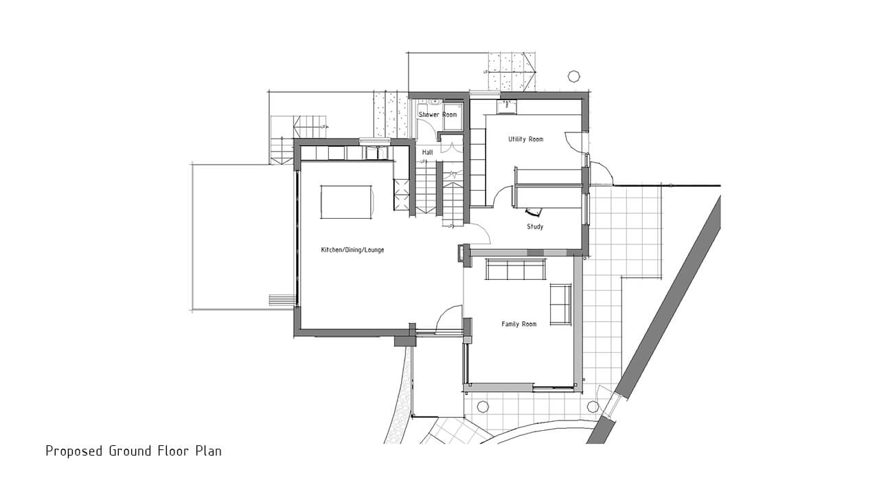 4 Kirby Mount - Proposed Ground Floor Plan
