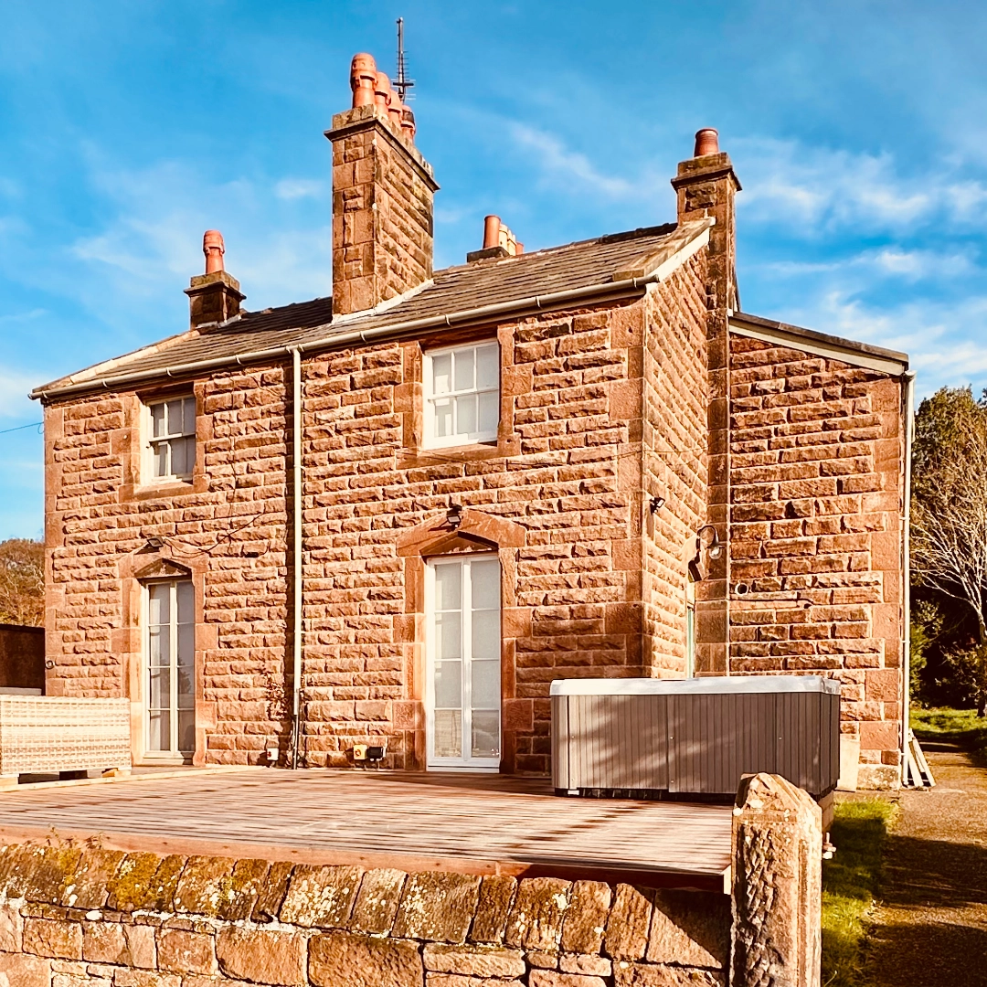 External view of Sandstone Cottage - by Bromilow Architects in Wirral